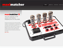 Tablet Screenshot of maximatcher.com